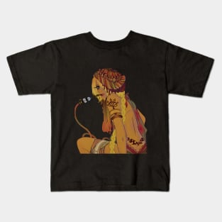 Anime girl cool Kids T-Shirt